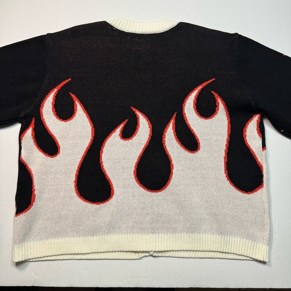 Men’s PacSun - Pacific Sunwear Flame Cardigan Size: Medium - Picture 3 of 10